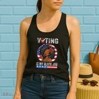 Voting Is My Black Job Women's Tank Top thumb 2