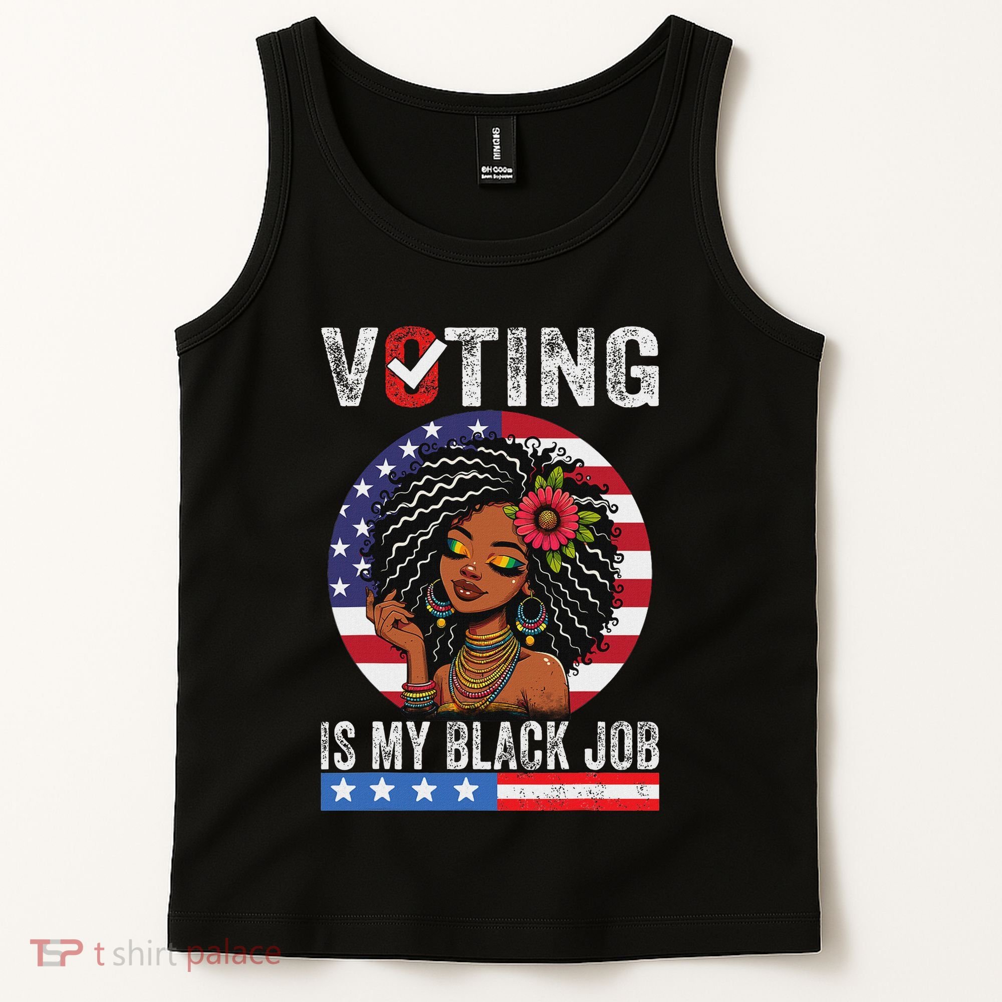 Voting Is My Black Job Tank Top