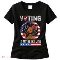Voting Is My Black Job Women's T-Shirt thumb 0