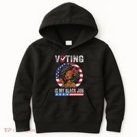 Voting Is My Black Job Kids Hoodie thumb 0