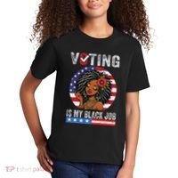 Voting Is My Black Job Kids T-Shirt thumb 2