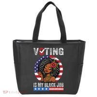 Voting Is My Black Job Tote Bag thumb 0
