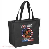 Voting Is My Black Job Tote Bag thumb 2