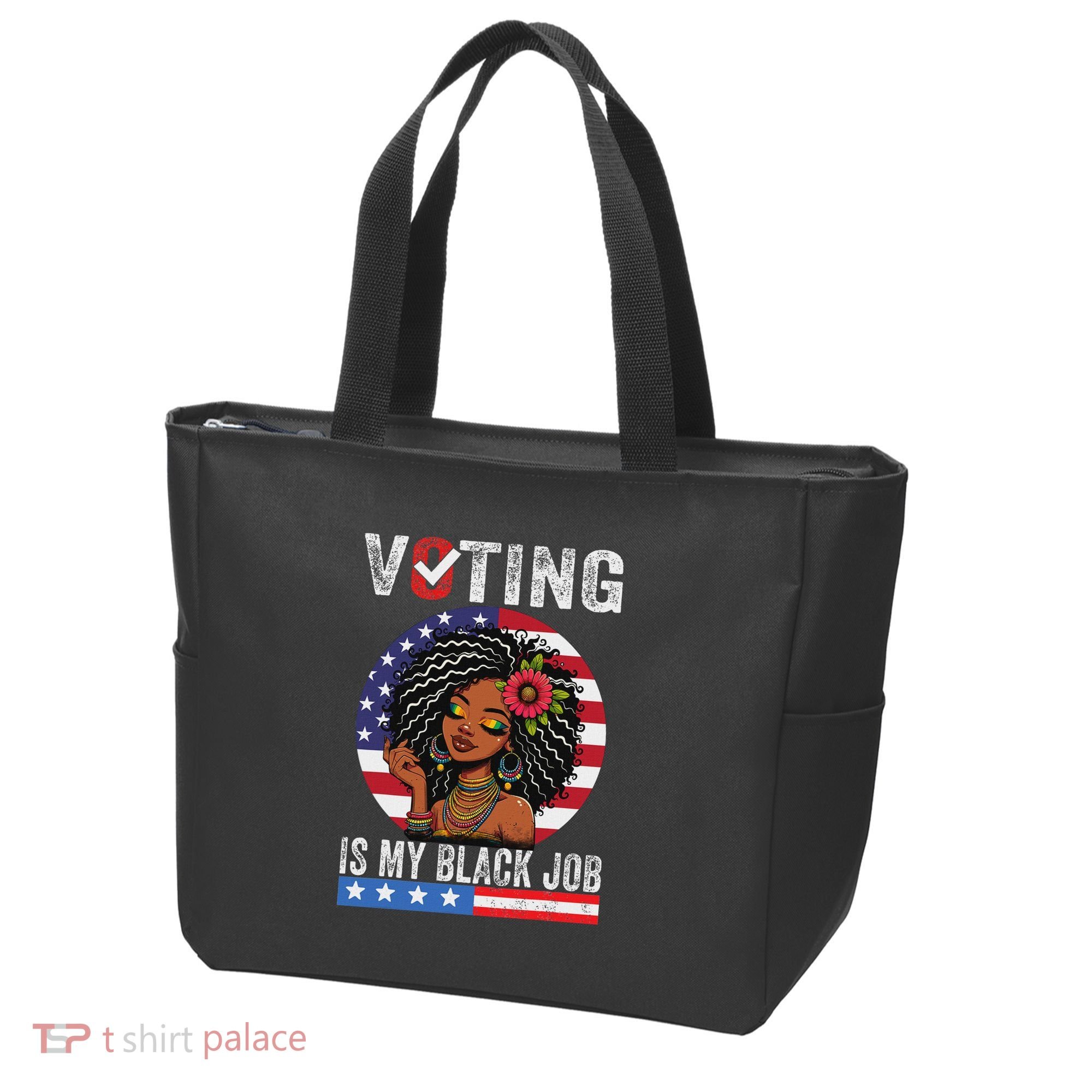 Voting Is My Black Job Tote Bag