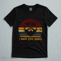 Vintage I Make Cute Babies Funny Confident Dads T-Shirt thumb 5