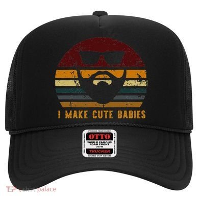 Vintage I Make Cute Babies Funny Confident Dads Hat