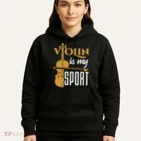 Violin Is My Sport Violinist Violin Player Instrument Hoodie thumb 5