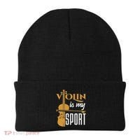 Violin Is My Sport Violinist Violin Player Instrument Beanie thumb 0