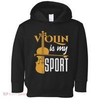 Violin Is My Sport Violinist Violin Player Instrument Toddler Hoodie thumb 0