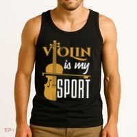Violin Is My Sport Violinist Violin Player Instrument Tank Top thumb 3
