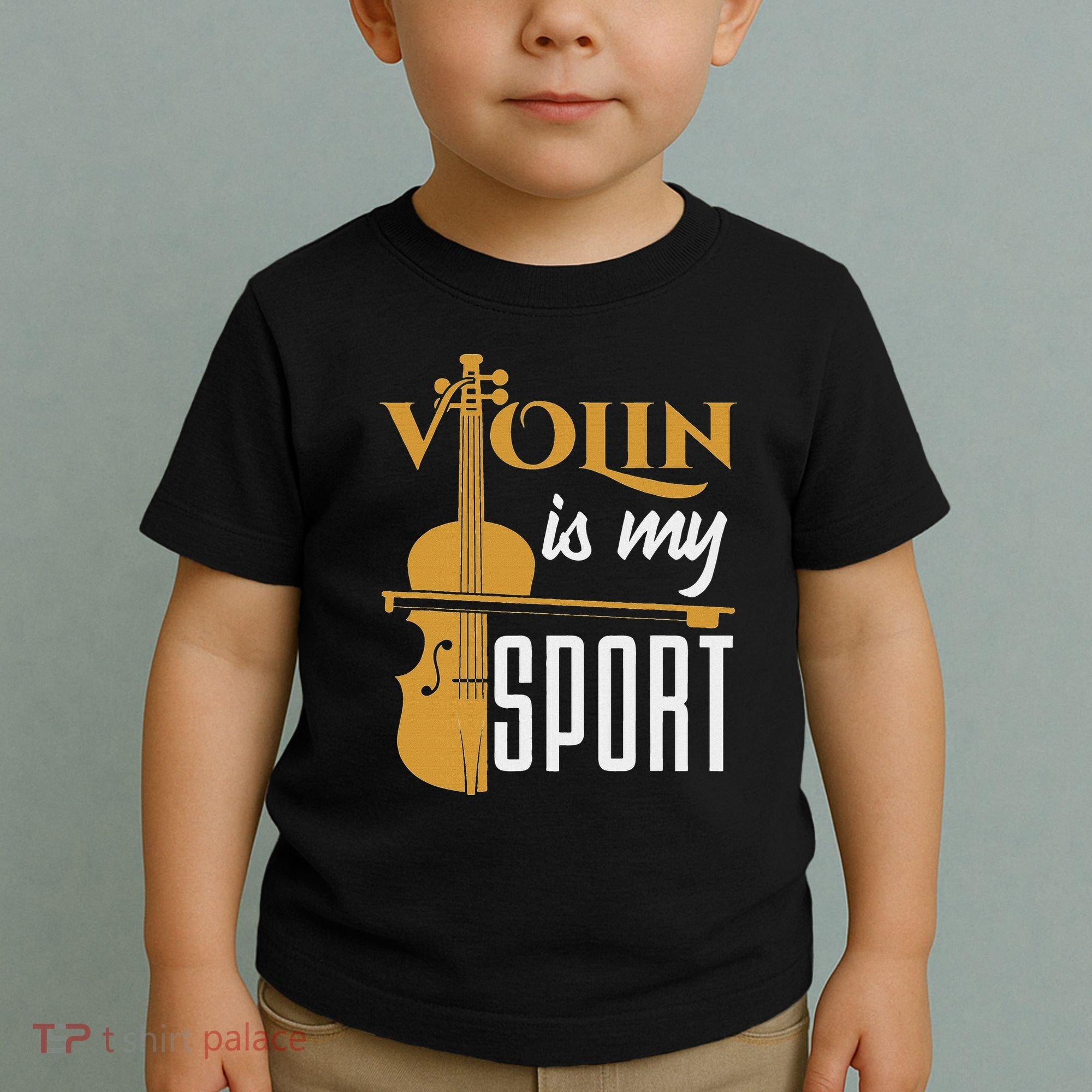 Violin Is My Sport Violinist Violin Player Instrument Toddler T-Shirt