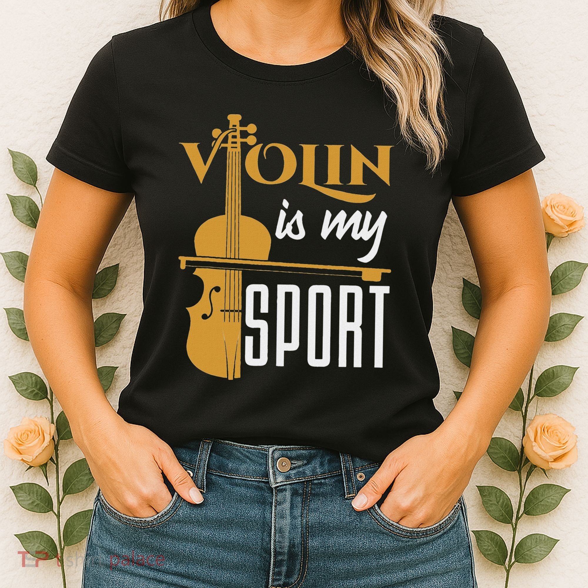 Violin Is My Sport Violinist Violin Player Instrument Women's T-Shirt