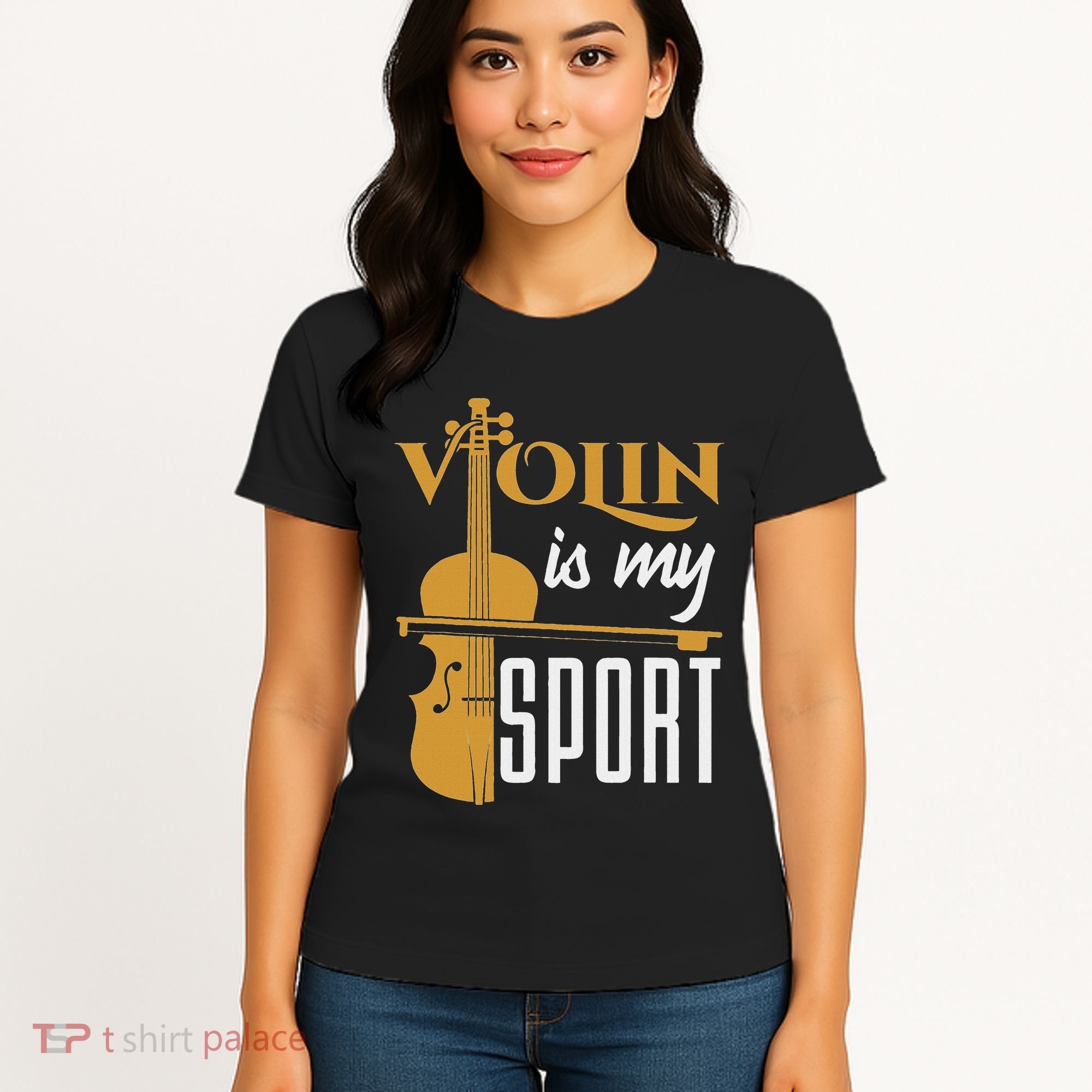 Violin Is My Sport Violinist Violin Player Instrument Women's T-Shirt