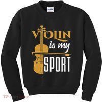 Violin Is My Sport Violinist Violin Player Instrument Kids Sweatshirt thumb 0