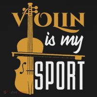 Violin Is My Sport Violinist Violin Player Instrument Kids Sweatshirt thumb 2