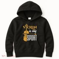 Violin Is My Sport Violinist Violin Player Instrument Kids Hoodie thumb 0