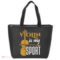 Violin Is My Sport Violinist Violin Player Instrument Tote Bag thumb 0