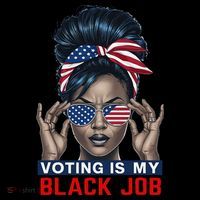 Voting Is My Black Job Funny Election African American Vote Gift Coffee Mug thumb 5