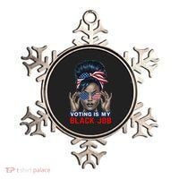 Voting Is My Black Job Funny Election African American Vote Gift Ornament thumb 0
