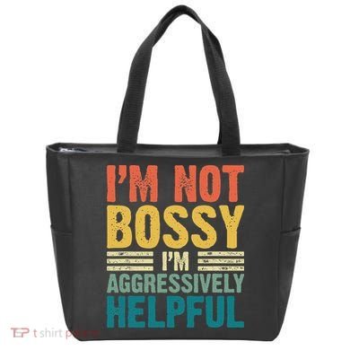 Vintage Im Not Bossy Im Aggressively Helpful Tote Bag
