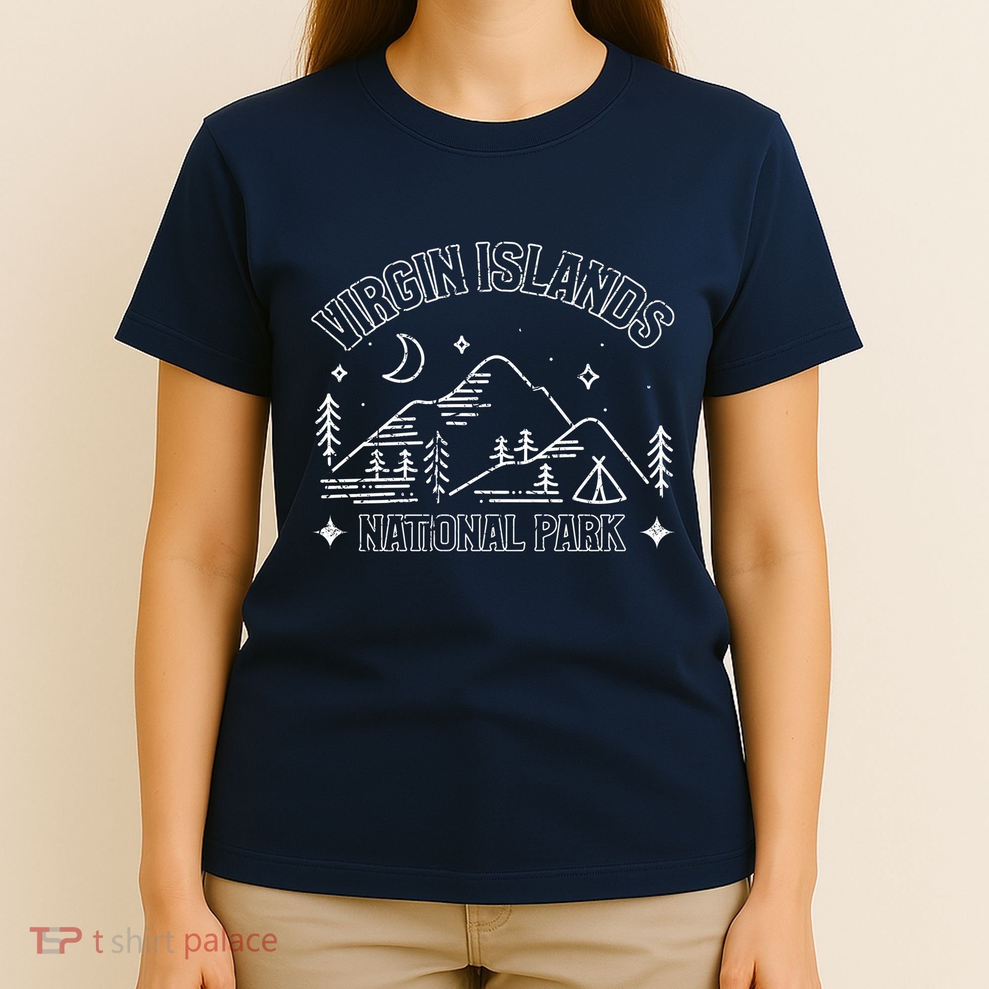 Virgin Islands National Park Explore Adventure Camp Mountain T-Shirt