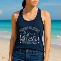 Virgin Islands National Park Explore Adventure Camp Mountain Women's Tank Top thumb 2