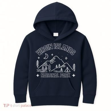 Virgin Islands National Park Explore Adventure Camp Mountain Kids Hoodie