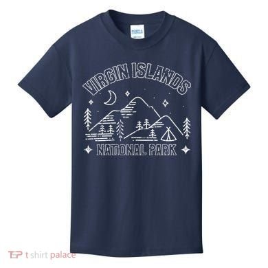Virgin Islands National Park Explore Adventure Camp Mountain Kids T-Shirt