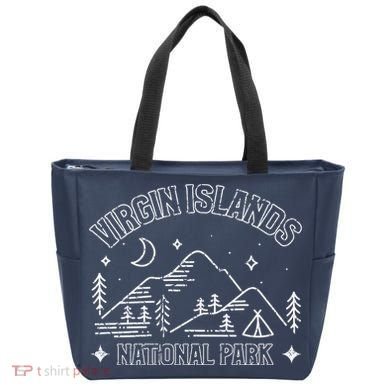 Virgin Islands National Park Explore Adventure Camp Mountain Tote Bag
