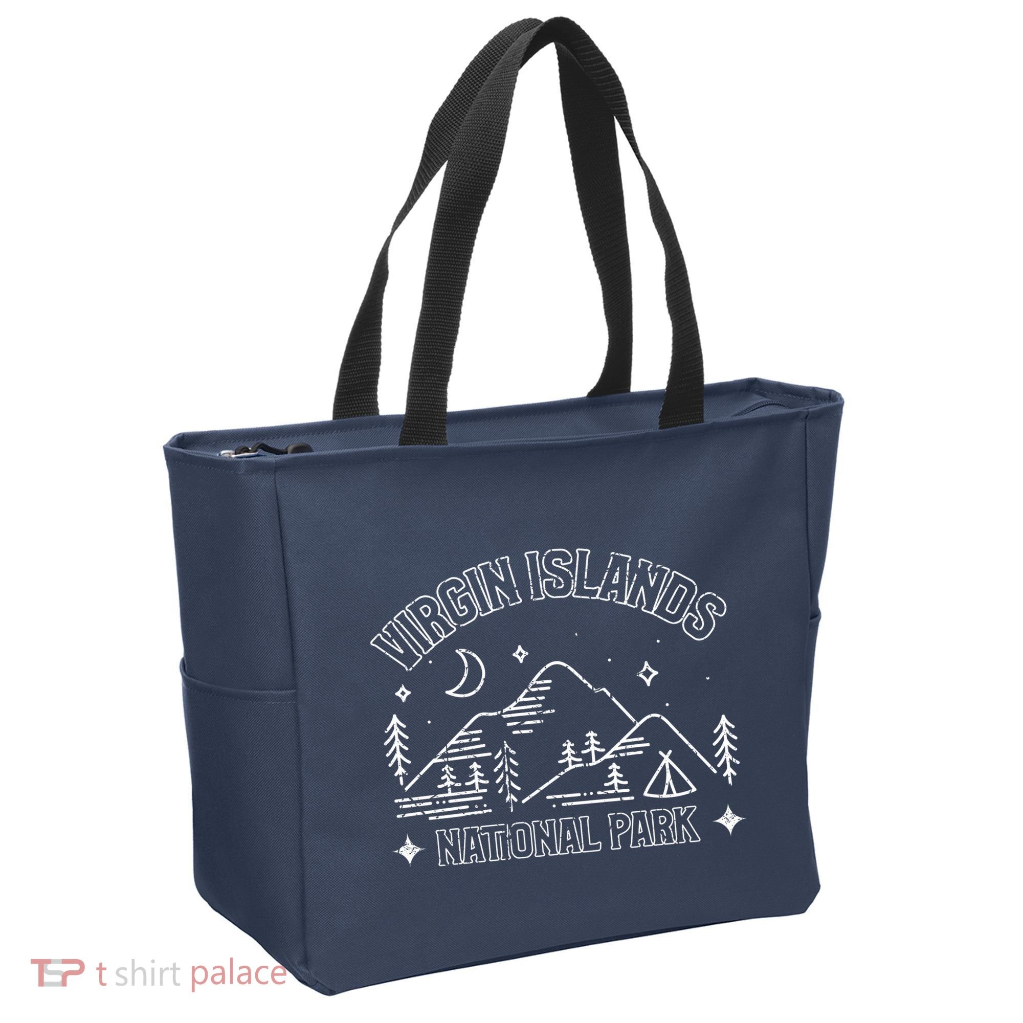 Virgin Islands National Park Explore Adventure Camp Mountain Tote Bag