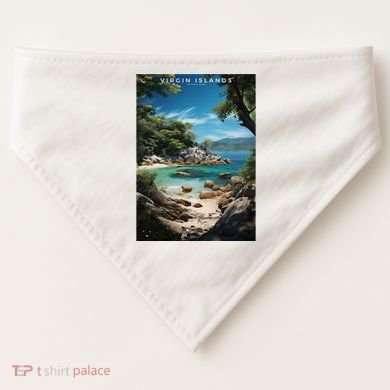 Virgin Islands National Park USA-Made Doggie Bandana