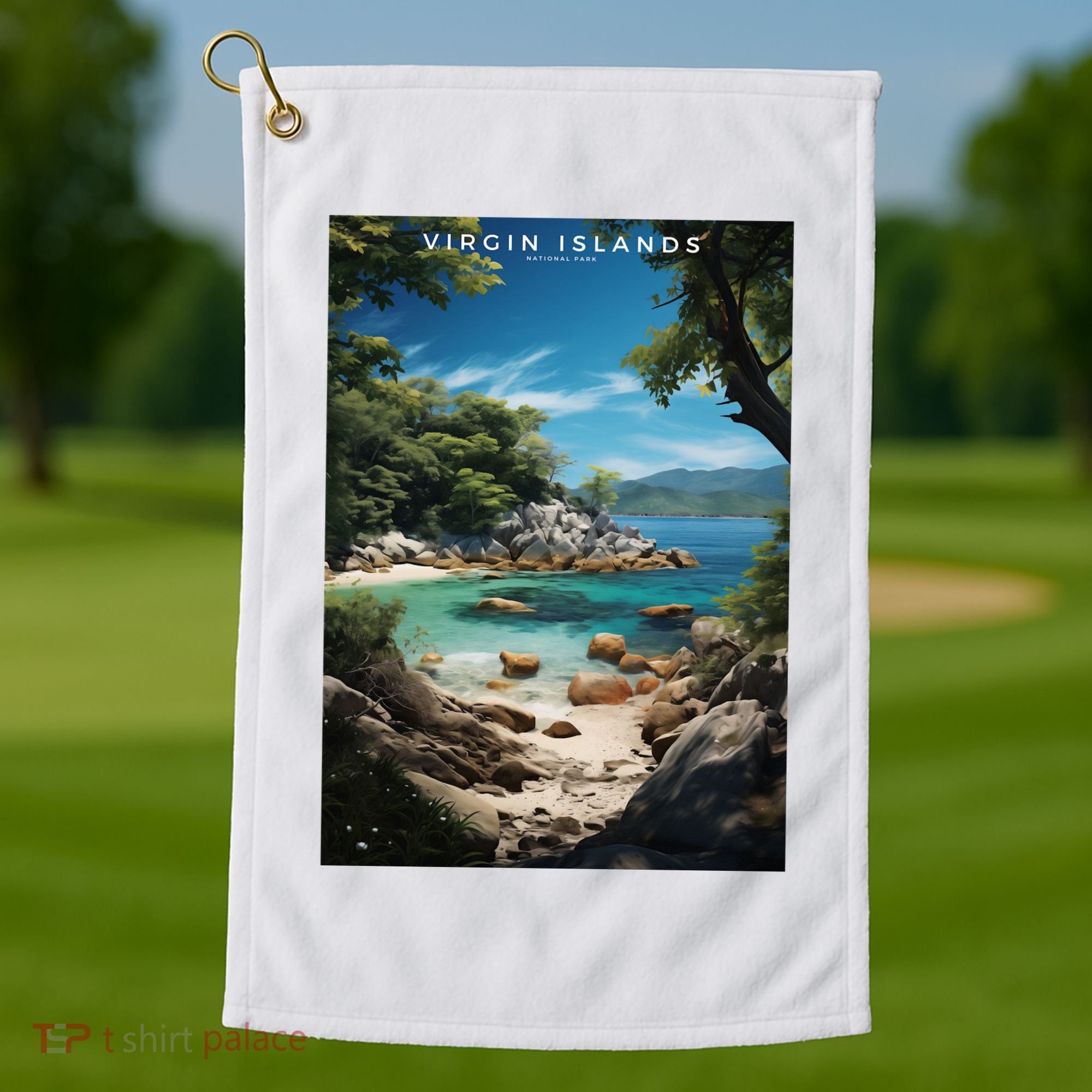 Virgin Islands National Park Golf Towel