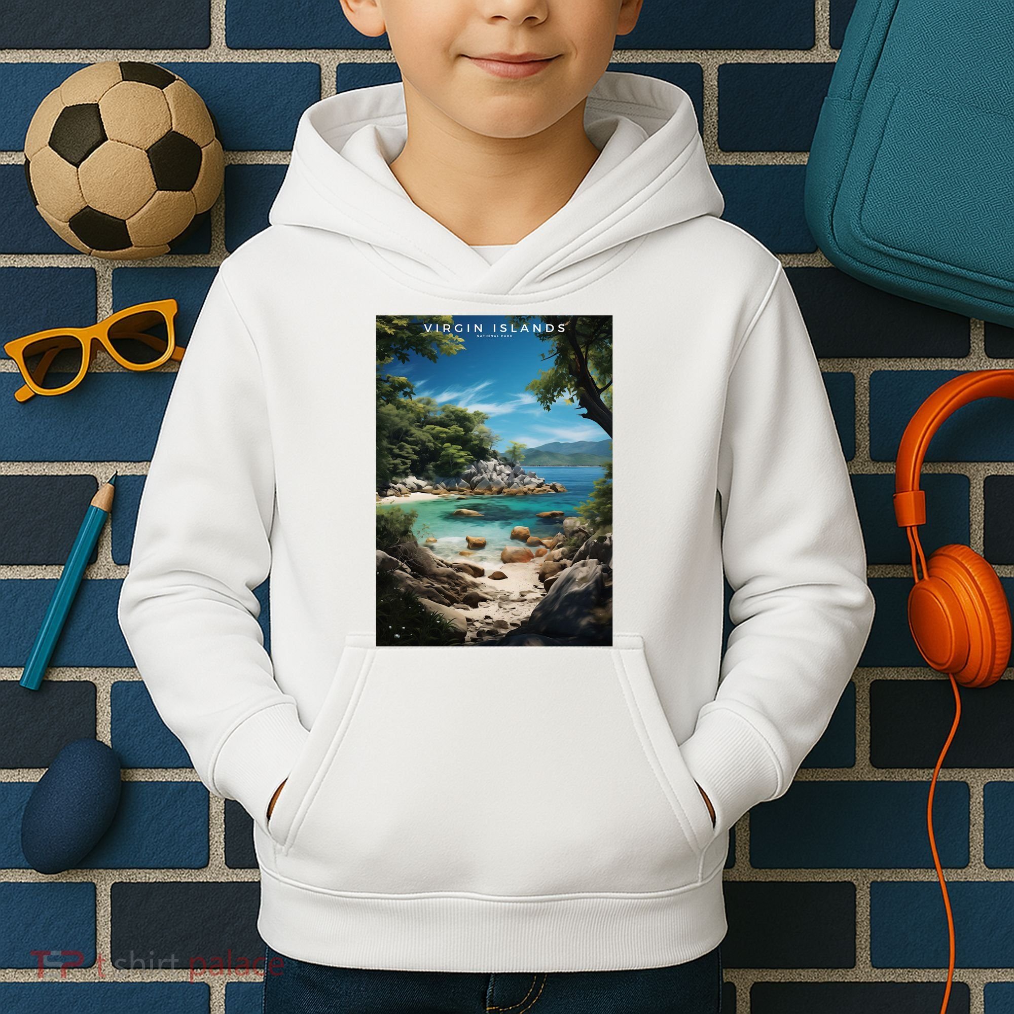 Virgin Islands National Park Kids Hoodie
