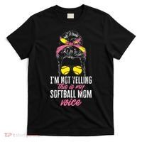vintage I'M Not Yelling This Is My Softball Mom Voice T-Shirt thumb 0