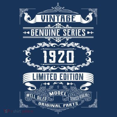 Vintage 100th Birthday Genuine Series 1920 Mousepad