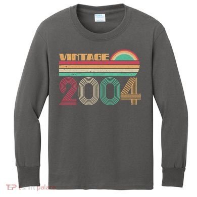 Vintage 2004 16th Birthday Kids Long Sleeve Shirt