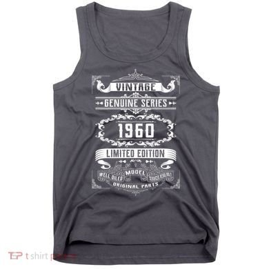 Vintage 60th Birthday Genuine Series 1960 Tank Top