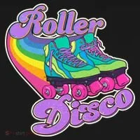 Vintage 80s Retro Roller Disco Skates Doggie Tank thumb 4