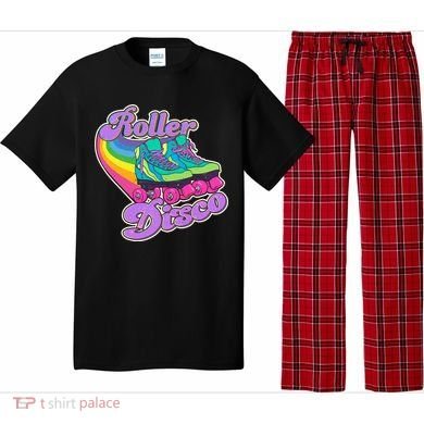 Vintage 80s Retro Roller Disco Skates Pajama Set