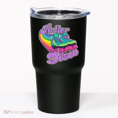 Vintage 80s Retro Roller Disco Skates Tumbler