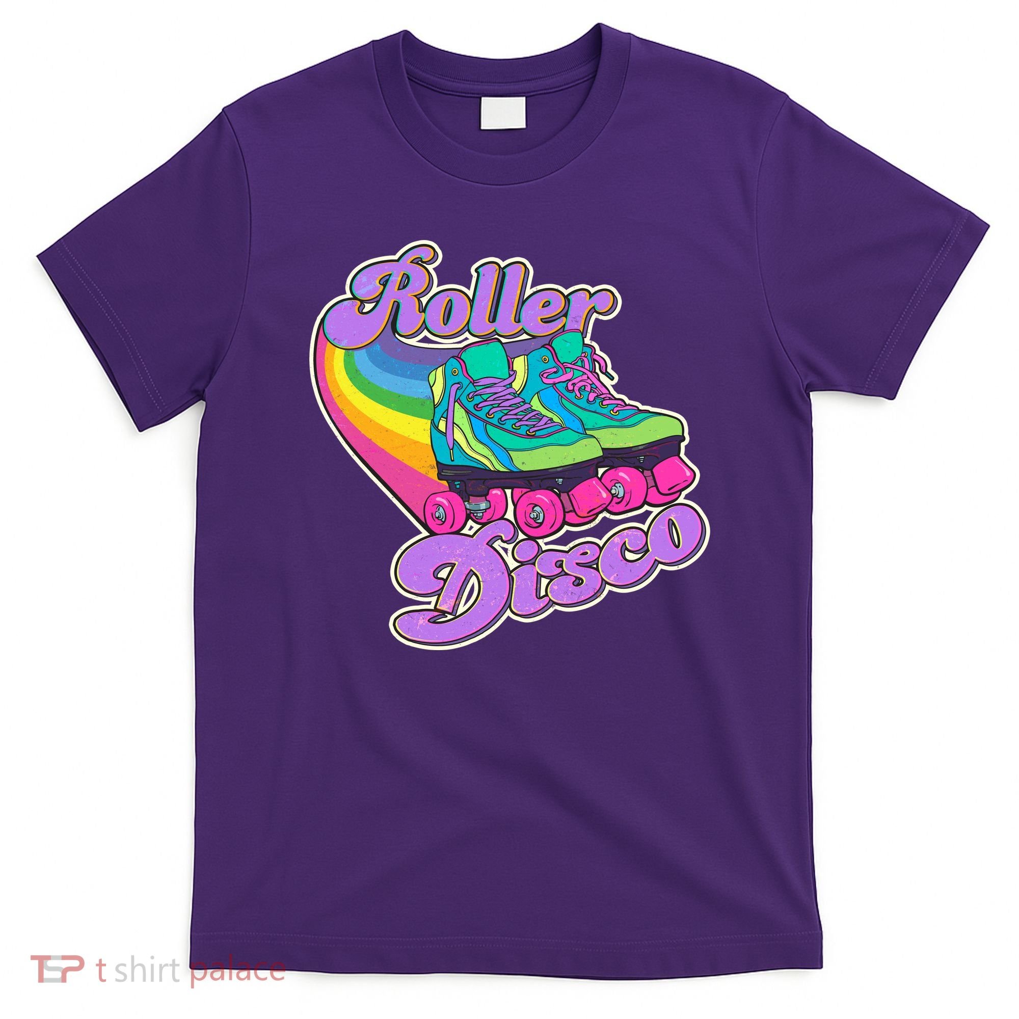 Vintage 80s Retro Roller Disco Skates T-Shirt
