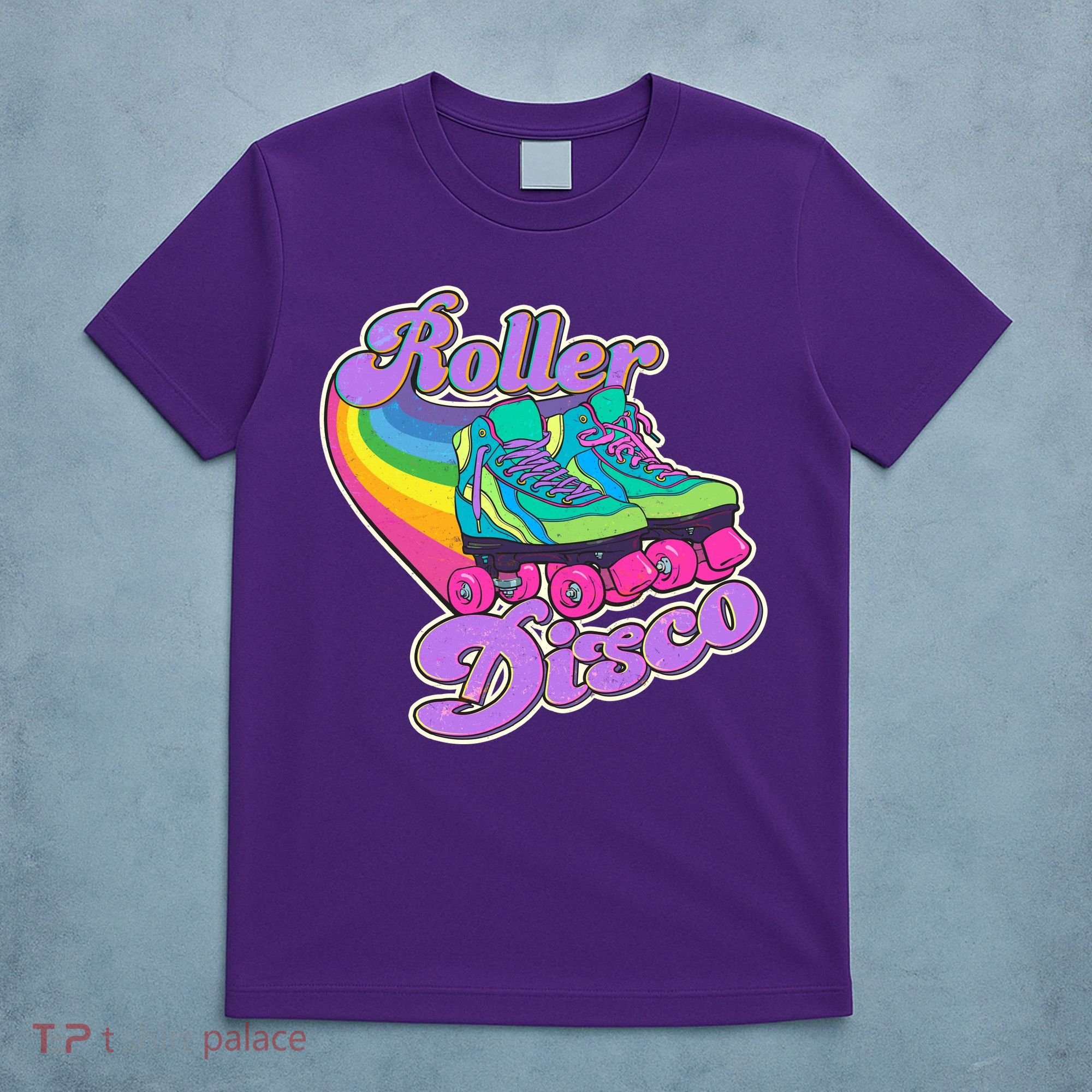 Vintage 80s Retro Roller Disco Skates T-Shirt