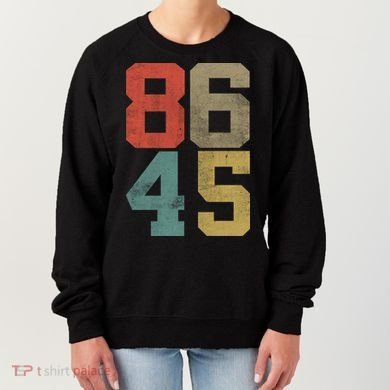 Vintage 86 45 Anti Trump Women's Sweatshirt