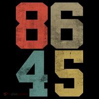 Vintage 86 45 Anti Trump T-Shirt thumb 7