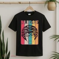 Vintage African American Black Nurse T-Shirt thumb 2