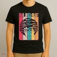 Vintage African American Black Nurse T-Shirt thumb 3