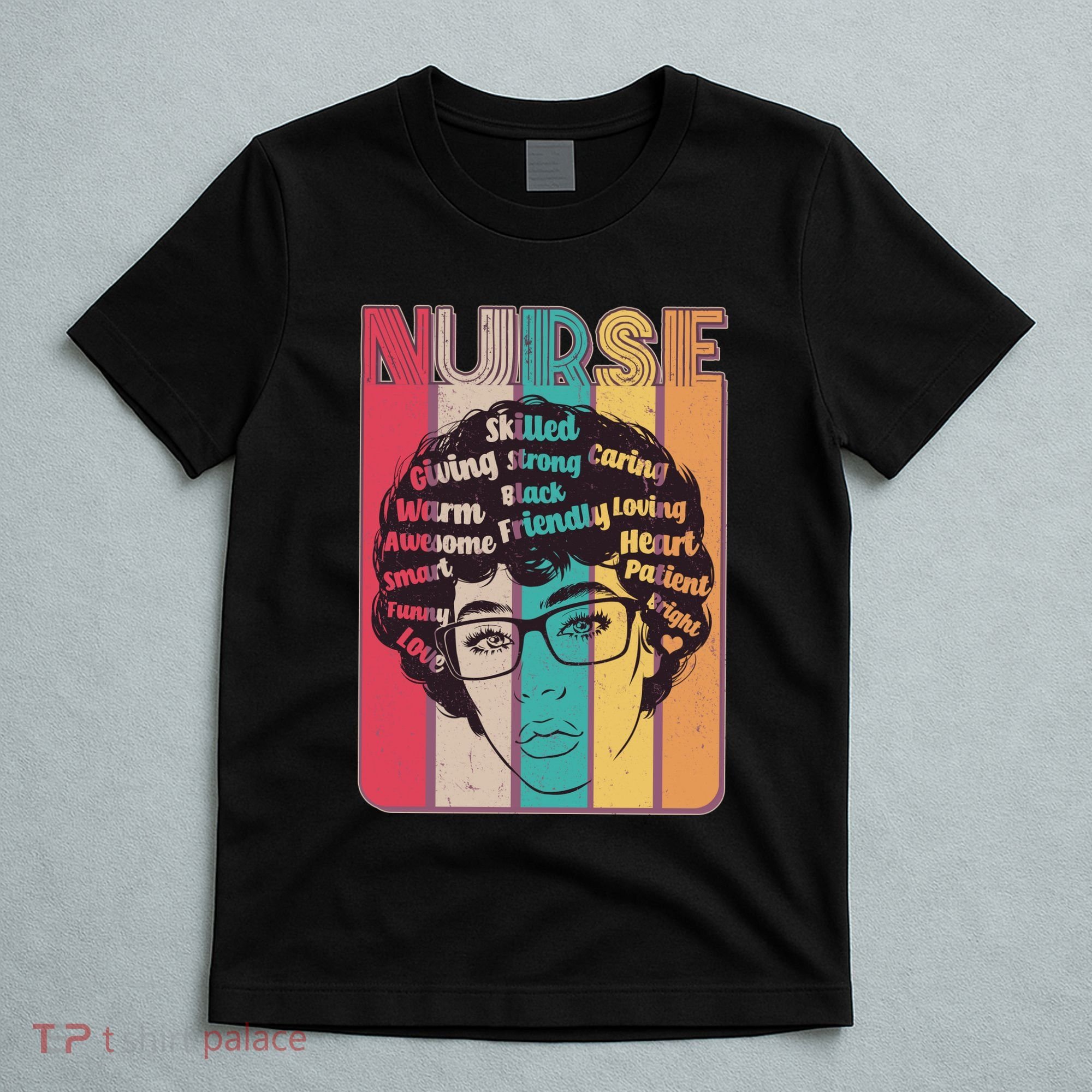 Vintage African American Black Nurse T-Shirt