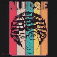 Vintage African American Black Nurse T-Shirt thumb 7