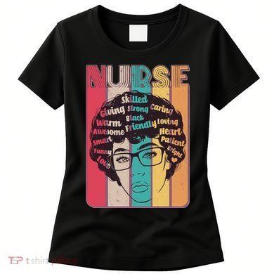 Vintage African American Black Nurse Women's T-Shirt