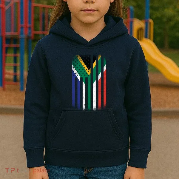 Vintage African Flag Kids Hoodie